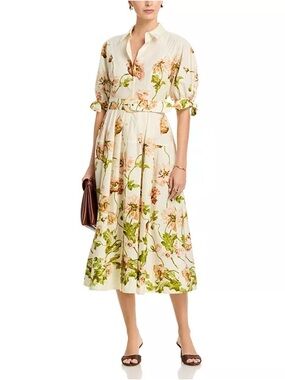 Cara Cara Caro Poplin Midi Dress $695 NEW without tag